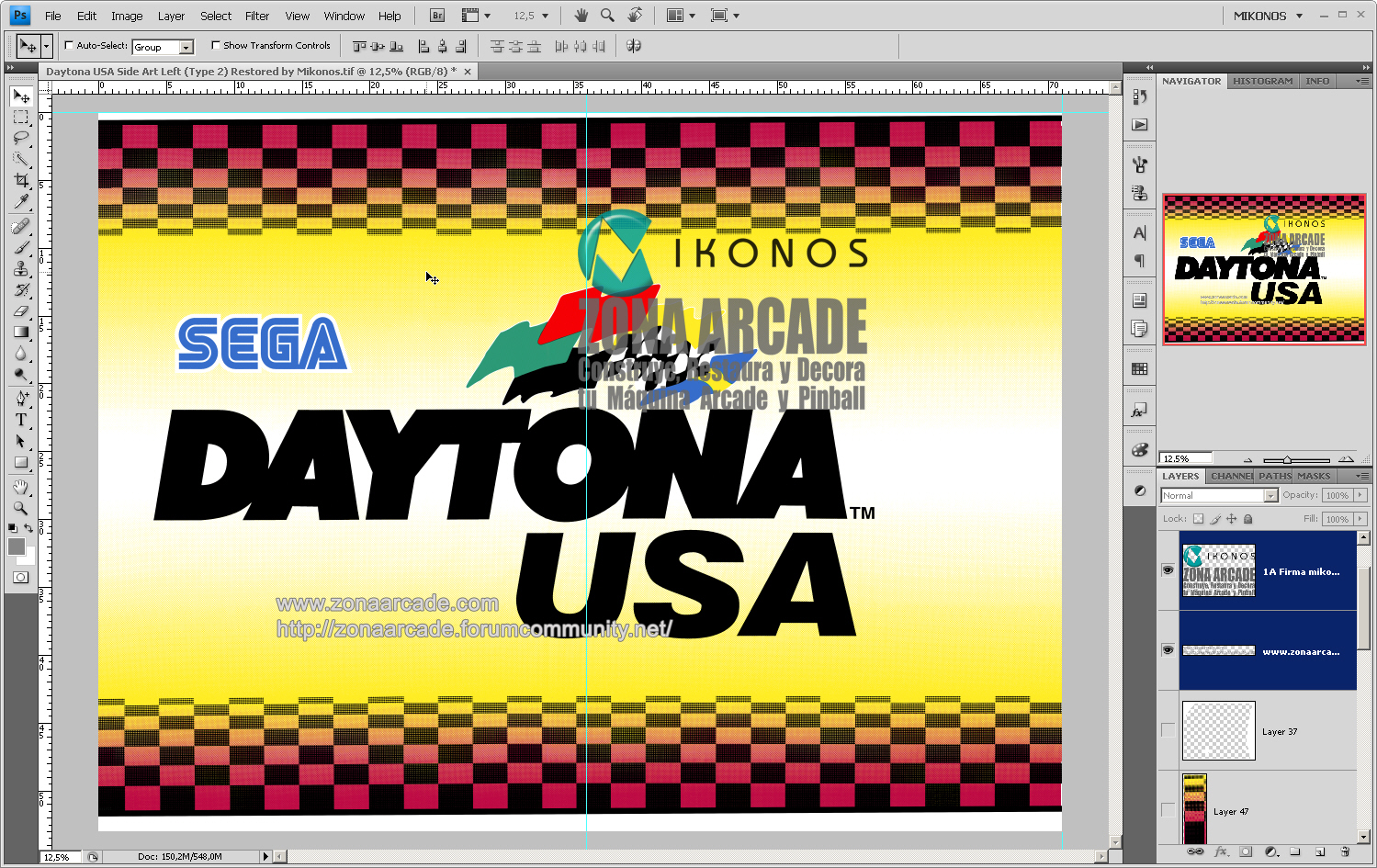 DAYTONA USA SIDE ARTS